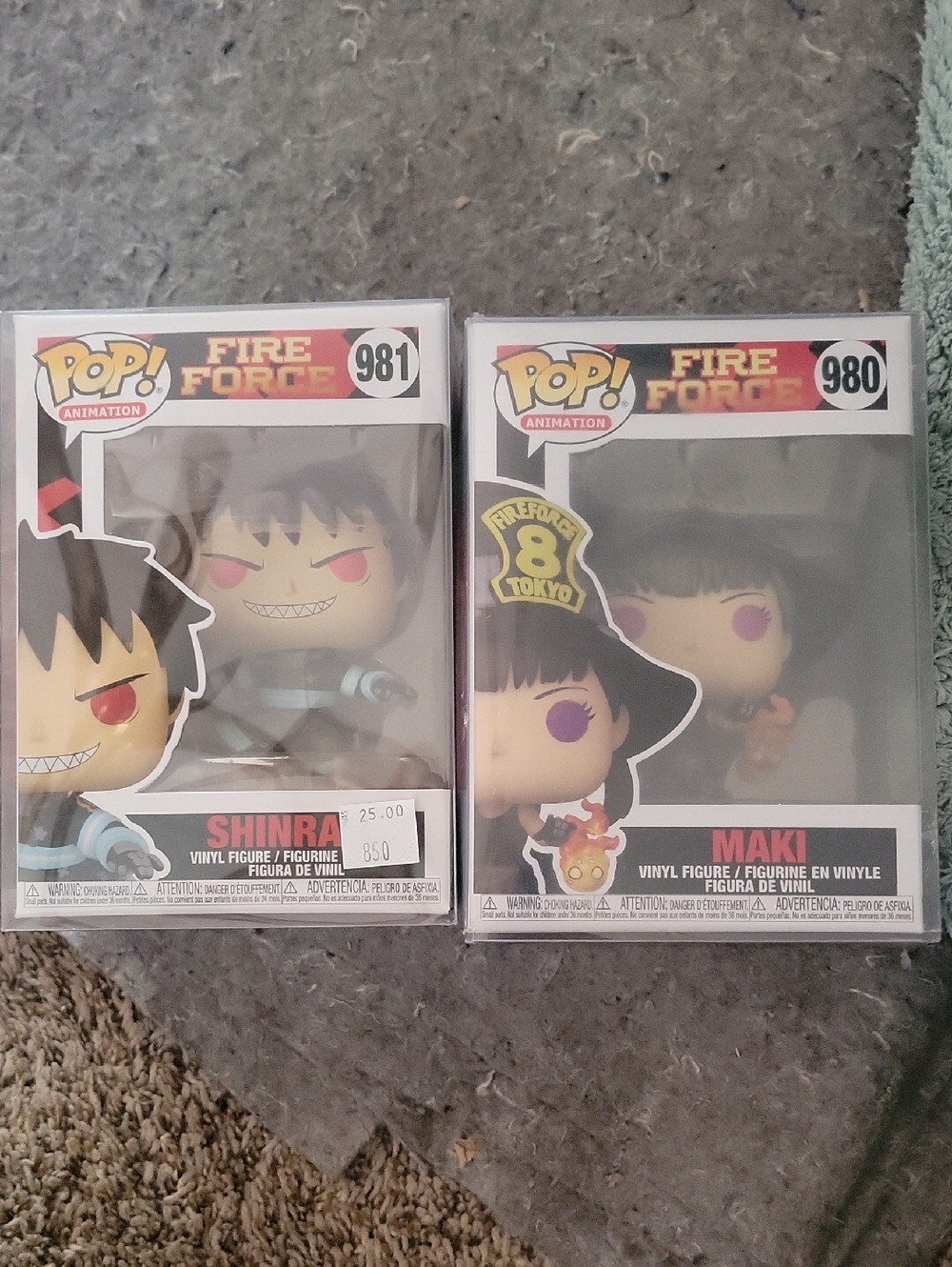 Fire Force FUNKO POPS 2/$20